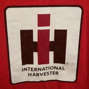 Vintage International Harvester red sleeveless
